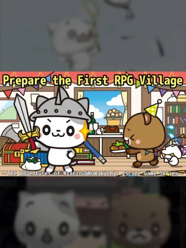 Portada de Prepare the First RPG Village: The Adventures of Nyanzou&Kumakichi – Escape Game Series