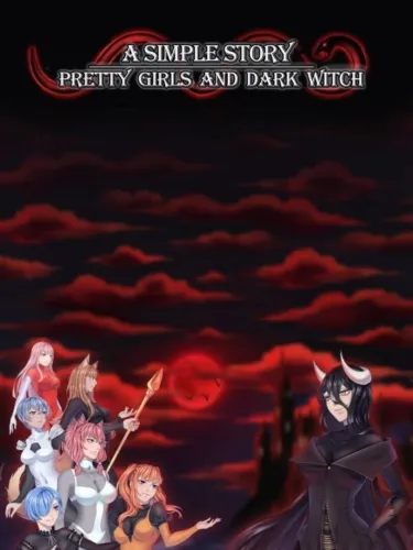 Portada de Pretty Girls and Dark Witch. A simple story
