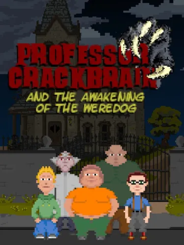Portada de Professor Crackbrain: And the Awakening of the Weredog