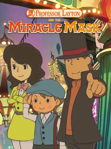 Portada de Professor Layton and the Miracle Mask
