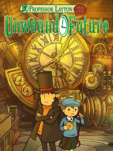 Portada de Professor Layton and the Unwound Future