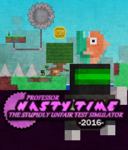 Portada de Professor Nasty Time: The Stupidly Unfair Test Simulator 2016