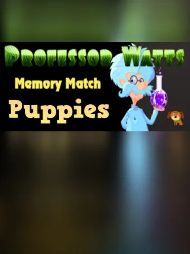 Portada de Professor Watts Memory Match: Puppies