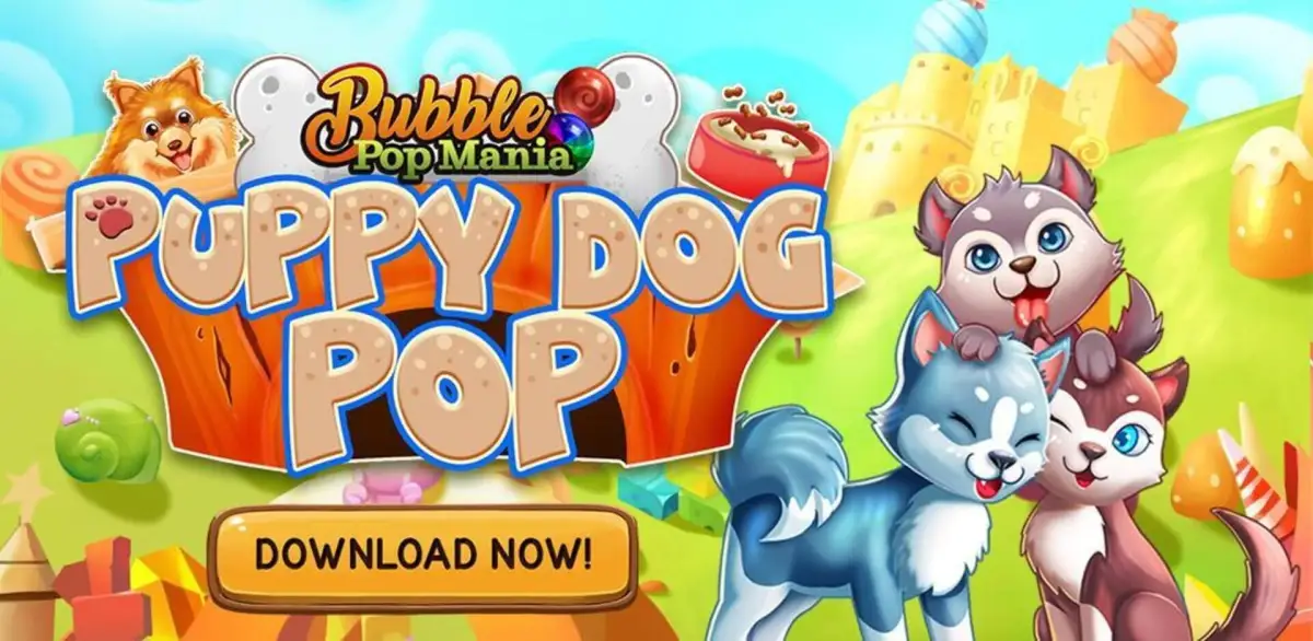 Portada de Puppy Dog Pop: Bubble Shoot Mania