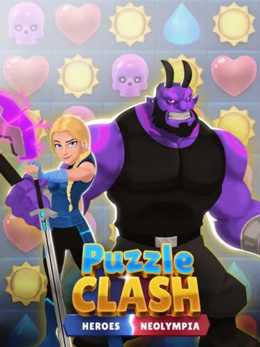 Portada de Puzzle Clash Heroes: Neolympia