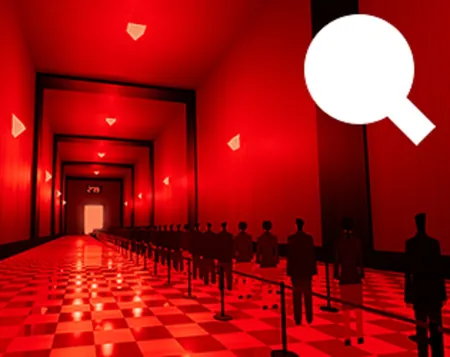 Portada de Q: A Dystopian Queueing Simulator