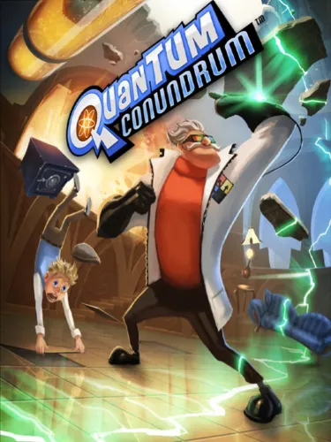 Portada oficial del videojuego Quantum Conundrum
