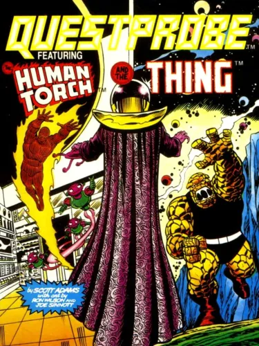 Portada de Questprobe featuring Human Torch and the Thing