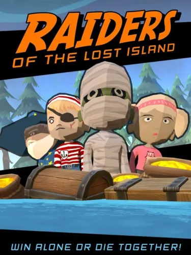 Portada oficial del videojuego Raiders of the Lost Island