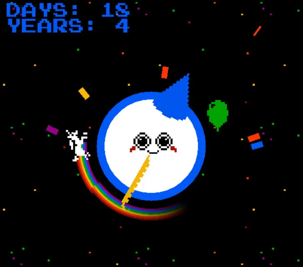 Portada de Rainbow Birthday Planet