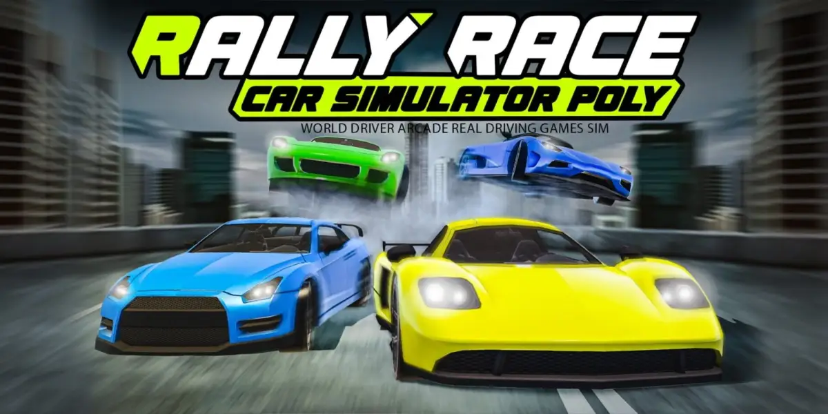 Rally Race Car Simulator Poly: World Driver Arcade Real Driving Games Sim