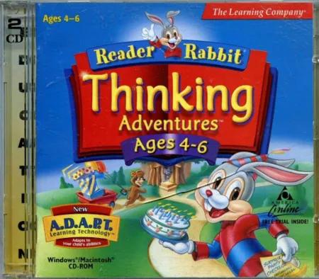Portada de Reader Rabbit: Thinking Adventures Ages 4-6