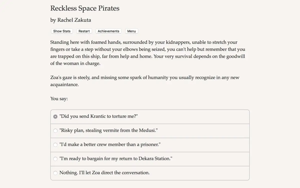 Reckless Space Pirates