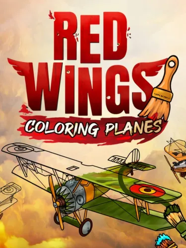 Portada de Red Wings: Coloring Planes