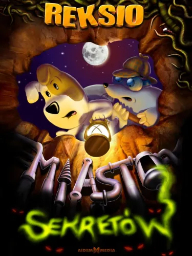 Portada oficial del videojuego Reksio: Miasto Sekretów