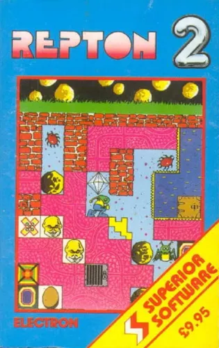 Portada oficial del videojuego Repton 2