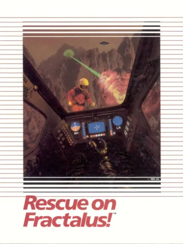 Portada de Rescue on Fractalus!