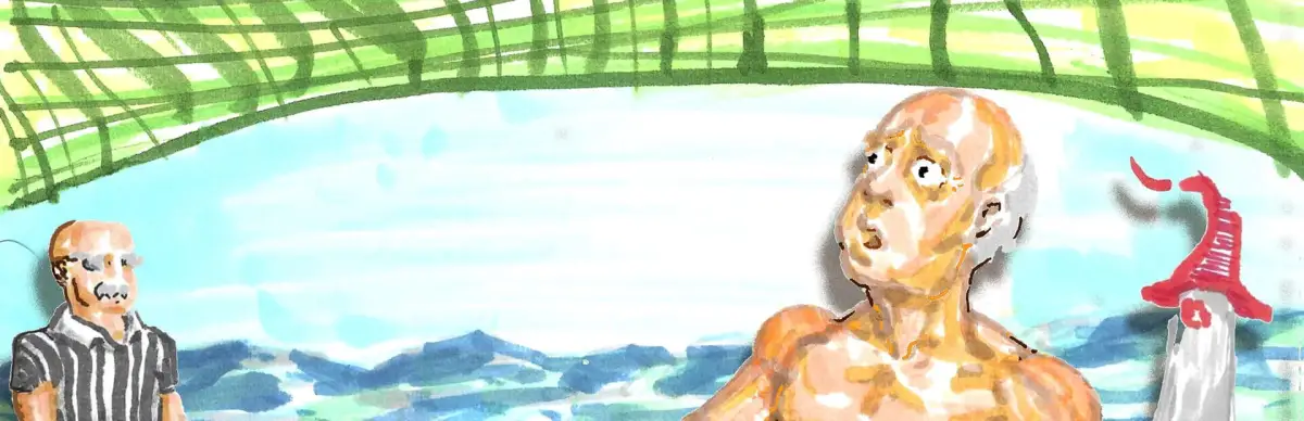 Retired Men’s Nude Beach Volleyball League