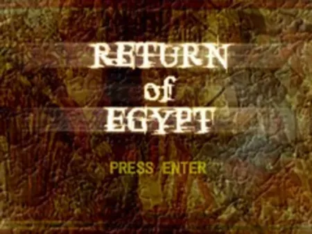 Portada de Return of Egypt