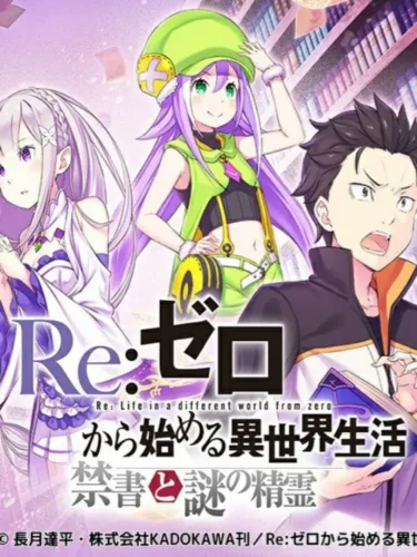 Portada de Re:Zero – The Forbidden Book and the Mysterious Spirit