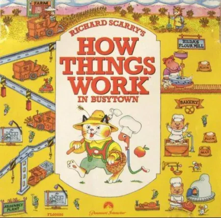 Portada de Richard Scarry’s How Things Work In Busytown