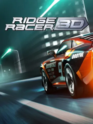 Portada oficial del videojuego Ridge Racer 3D
