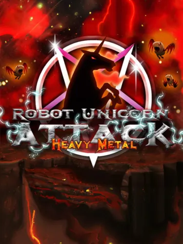 Portada de Robot Unicorn Attack: Heavy Metal