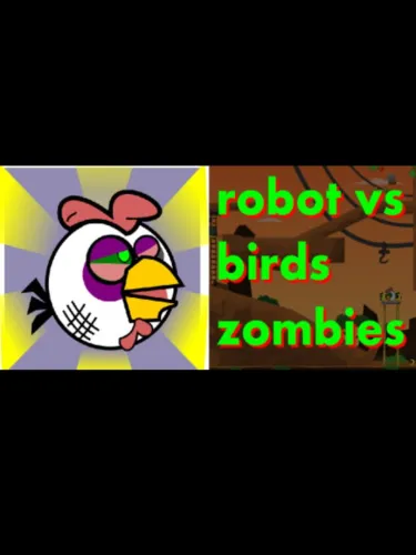 Portada de Robot vs Birds Zombies
