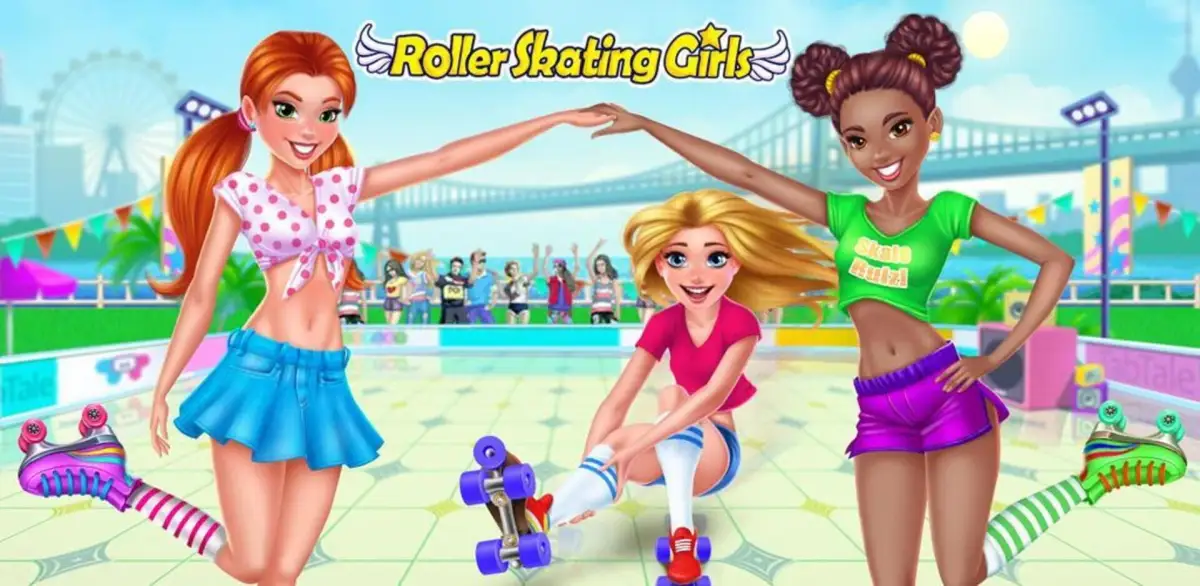 Portada de Roller Skating Girls