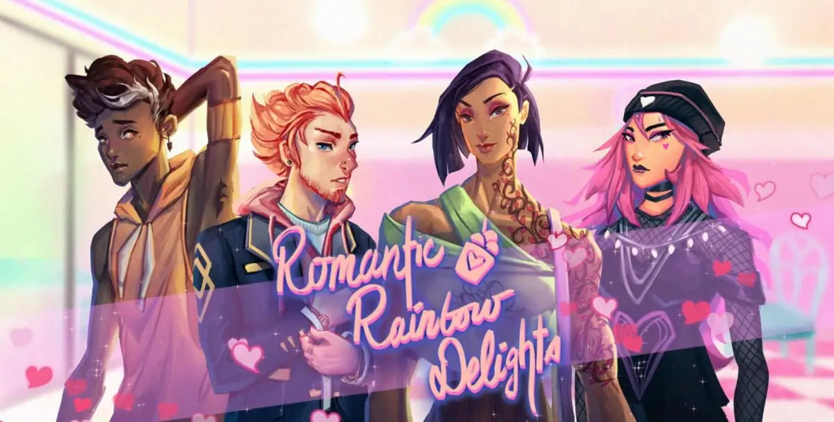 Portada de Romantic Rainbow Delights