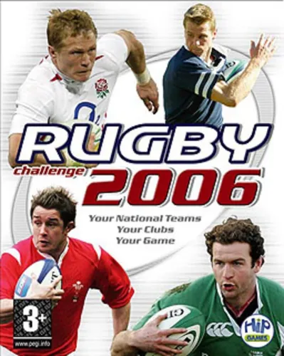 Portada oficial del videojuego Rugby Challenge 2006