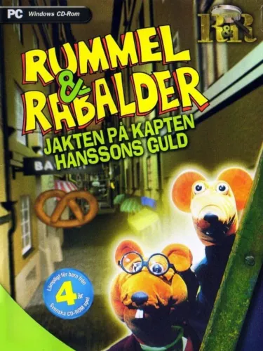 Portada oficial del videojuego Rummel & Rabalder: Jakten på Kapten Hanssons Guld