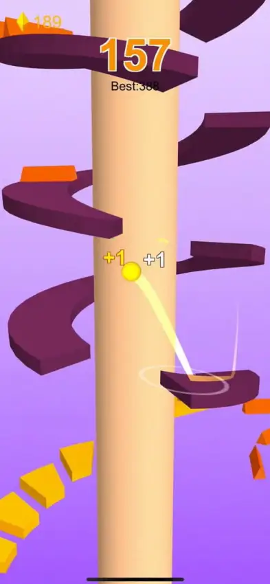 Run Ball: Jump on Helix Road