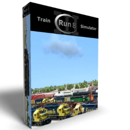 Portada oficial del videojuego Run8 Train Simulator