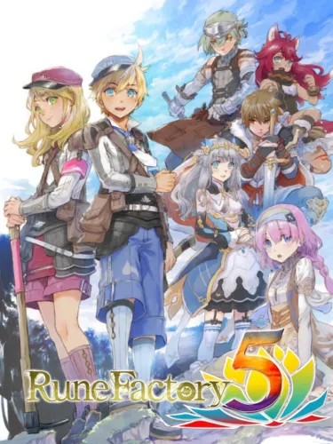 Portada oficial del videojuego Rune Factory 5