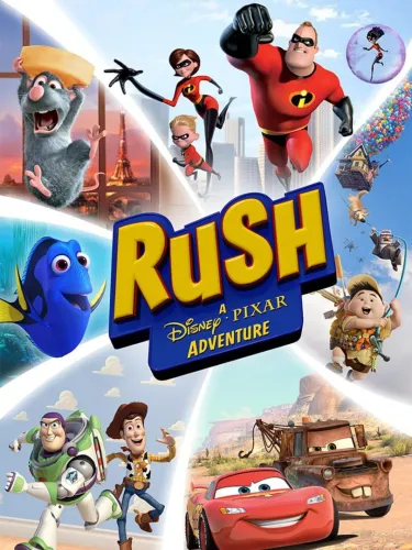 Portada de Rush: A Disney Pixar Adventure
