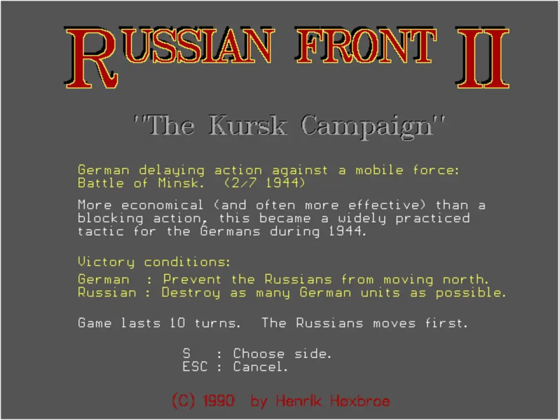 Russian Front II: The Kursk Campaign