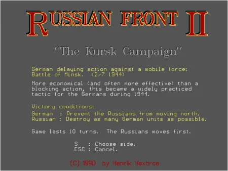 Portada de Russian Front II: The Kursk Campaign