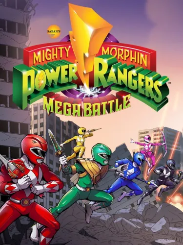 Portada de Saban’s Mighty Morphin Power Rangers: Mega Battle