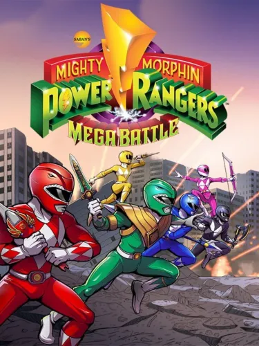 Portada de Saban’s Mighty Morphin Power Rangers: Mega Battle