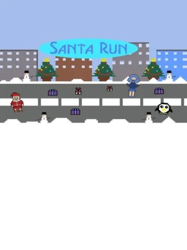 Portada oficial del videojuego Santa Run