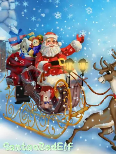 Portada de Santa’s Bad Elf