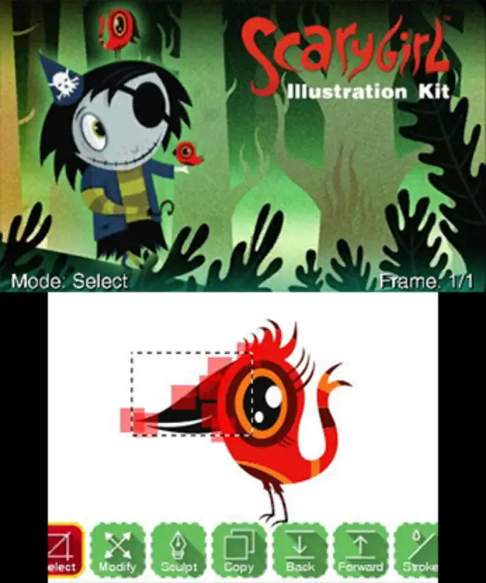 Scarygirl Illustration Kit