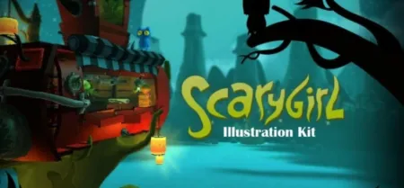 Portada de Scarygirl Illustration Kit
