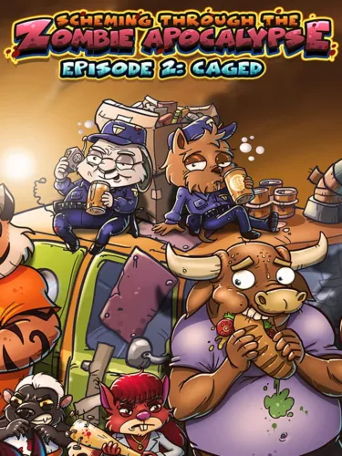 Portada de Scheming Through the Zombie Apocalypse: Episode 2 – Caged