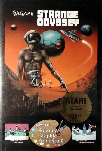 Portada de Scott Adams’ Graphic Adventure #6: Strange Odyssey