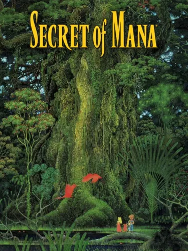 Portada oficial del videojuego Secret of Mana