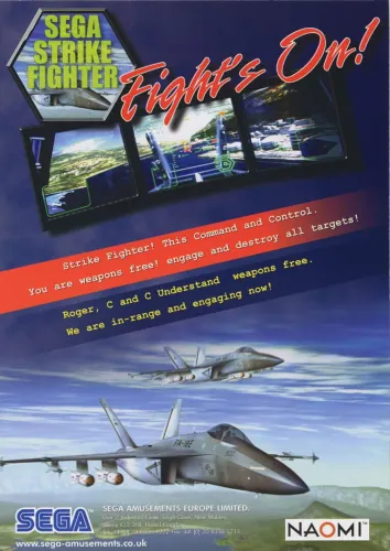 Portada de Sega Strike Fighter