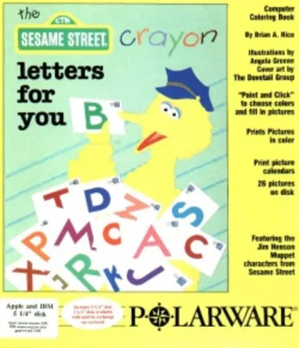 Portada de Sesame Street Crayon: Letters For You