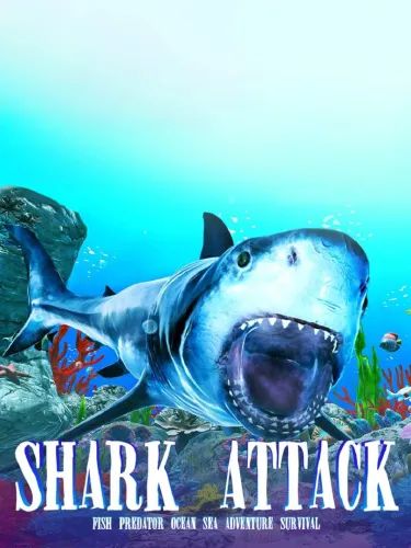 Portada de Shark Attack: Fish Predator Ocean Sea Adventure Survival